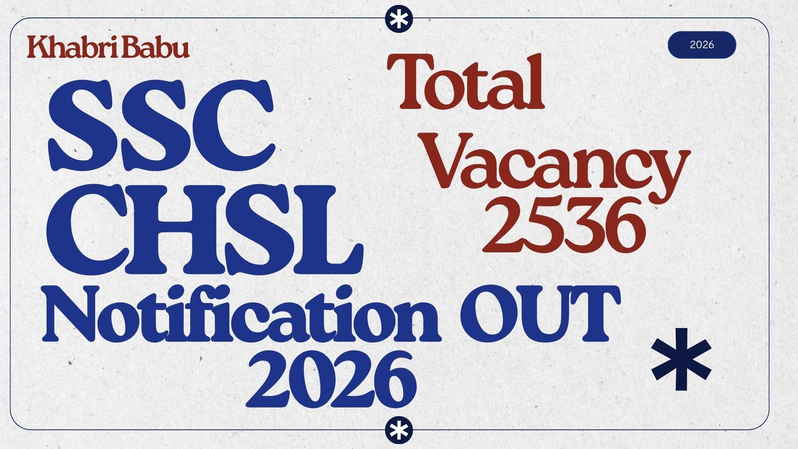 SSC Combined Higher Secondary