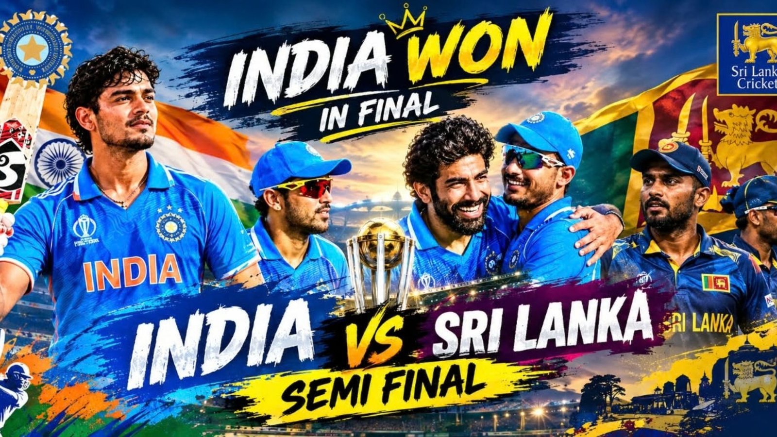 IND vs SL: India Beat Sri Lanka by 124 Runs, Reach Asian Games 2026 Final